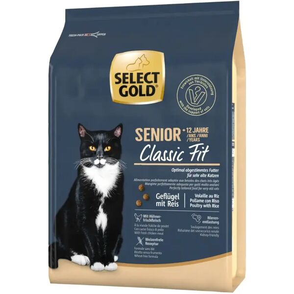 select gold senior +12 pollame riso 2.5kg