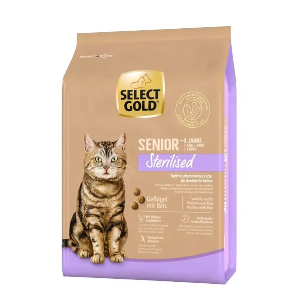 select gold cat senior sterilised pollo 2.5kg