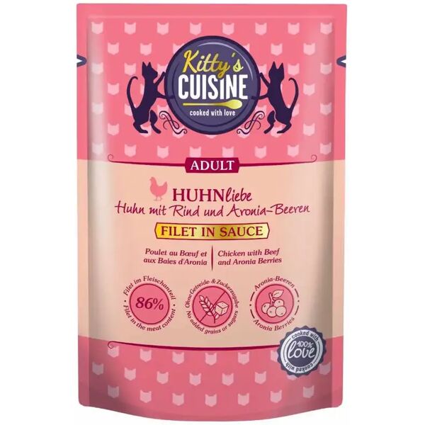 kittys cuisine kitty's cuisine cat busta multipack 12x70g pollo con manzo