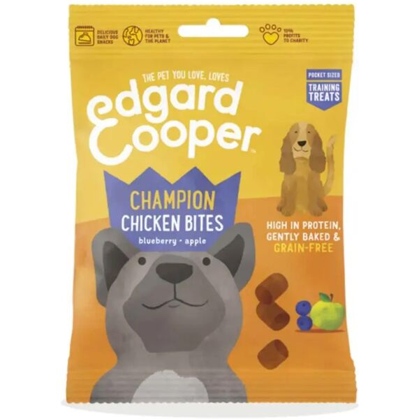 edgard cooper edgard & cooper snack dog bite 50g pollo