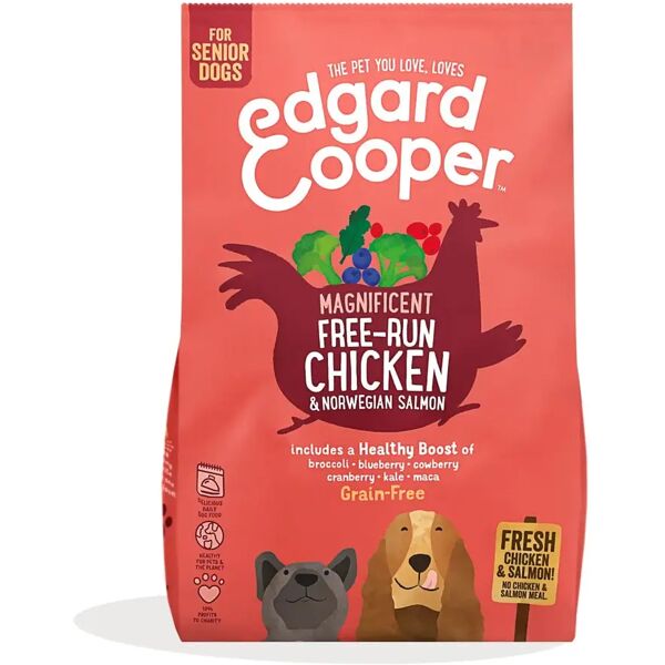 edgard cooper edgard & cooper dog senior pollo e salmone 2.5kg