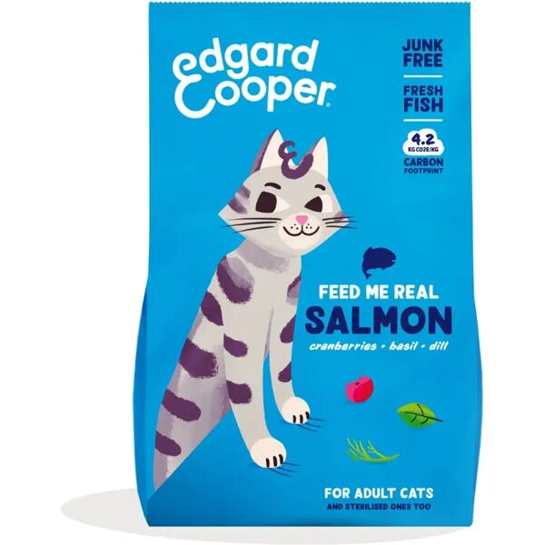 edgard cooper edgard & cooper cat adult salmone 4kg