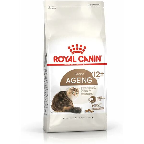 royal canin cat ageing +12 alimento completo per gatti anziani  di oltre 12 anni di età 400g