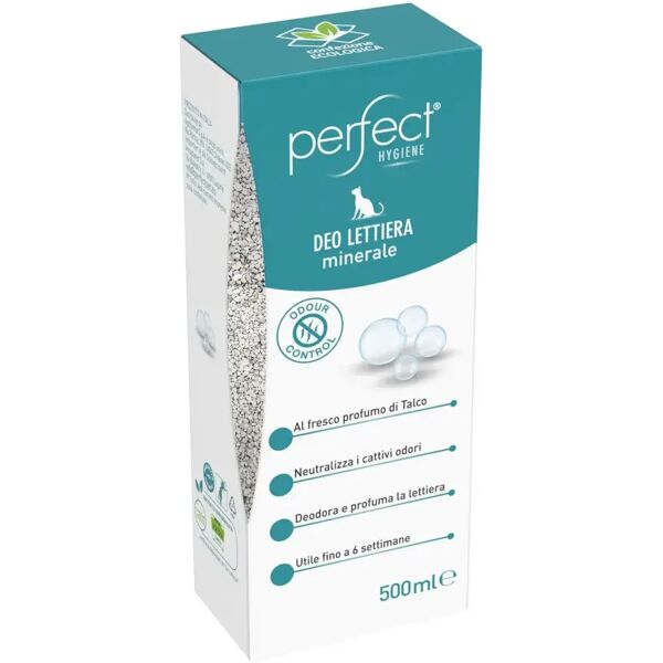 perfect hygiene deodorante per lettiere al talco 500ml