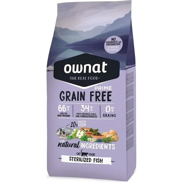 ownat cat prime grain free sterilized pesce 3kg