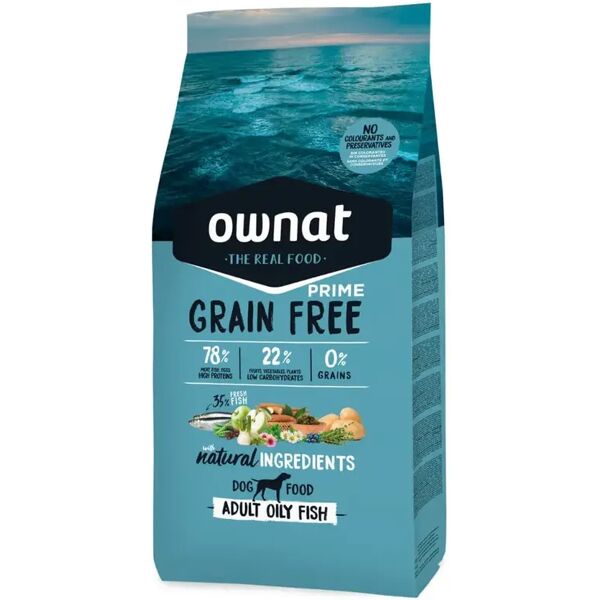 ownat dog prime grain free adult oily fish 3kg