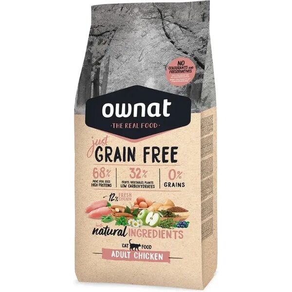 ownat cat just grain free adult pollo 1kg