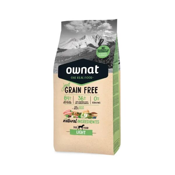 ownat dog just grain free light 3kg