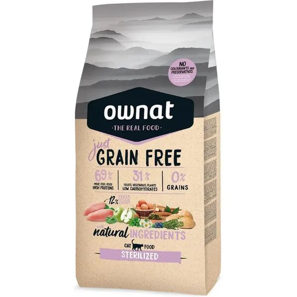 ownat cat just grain free sterilized 3kg