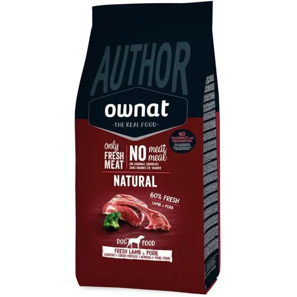 ownat dog author fresh agnello e maiale 3kg