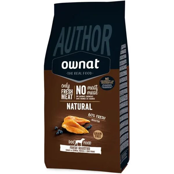 ownat dog author fresh grain free gallo 10kg