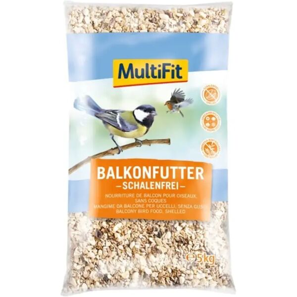 multifit alimento per uccelli senza guscio 5kg