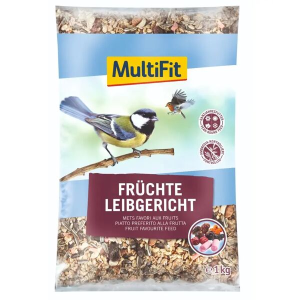 multifit alimento uccelli favourite feed frutta 1kg