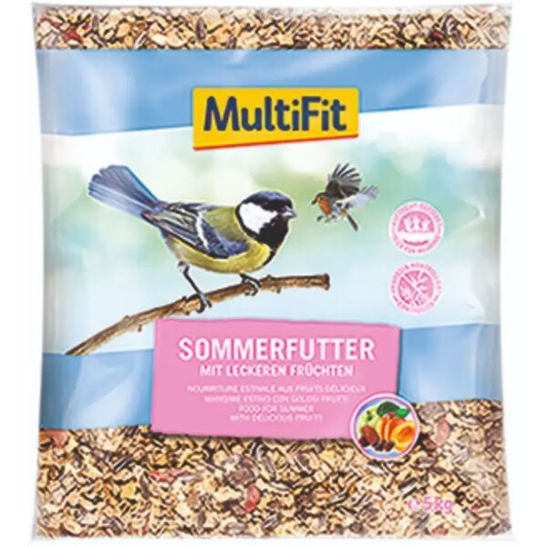 multifit alimento uccelli selvatici mix estate 5kg