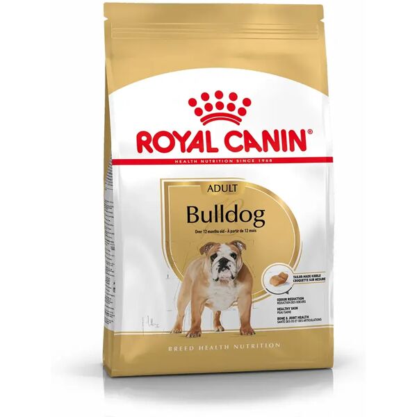 royal canin bulldog adult alimento completo per cani di razza adulti e maturi oltre 12 mesi di età 12kg