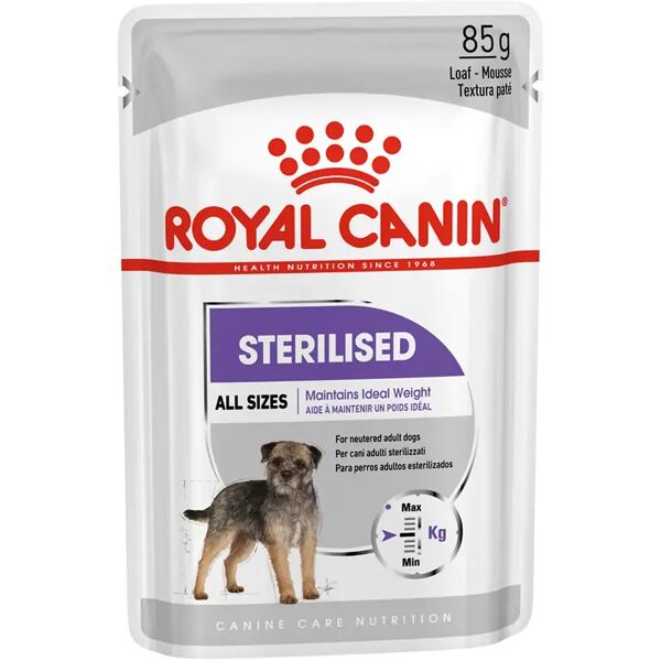 royal canin sterilised dog busta multipack 48x85g carni e derivati