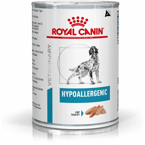 royal canin v-diet hypoallergenic umido cane 400g