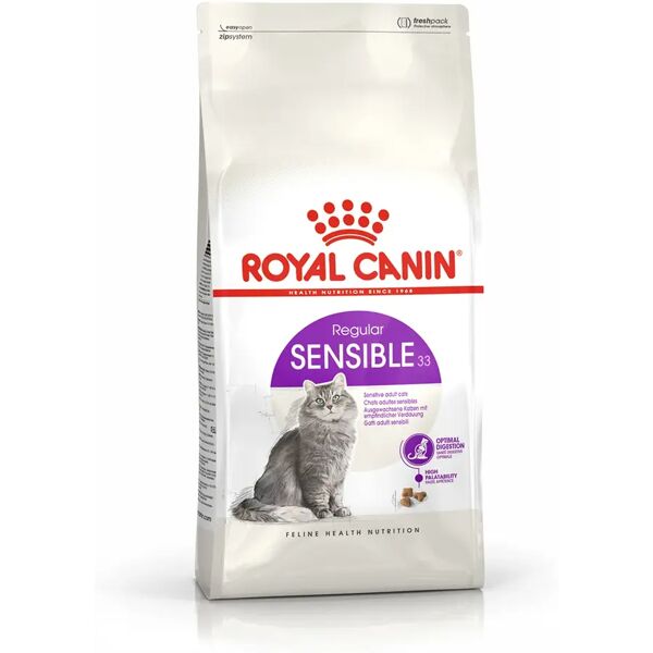 royal canin cat sensible alimento completo per gatti adulti di oltre 1 anno di età con sensibilità digestiva 400g