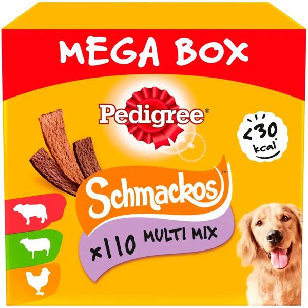 pedigree snack cane schmackos multi mix 105 strisce 790g