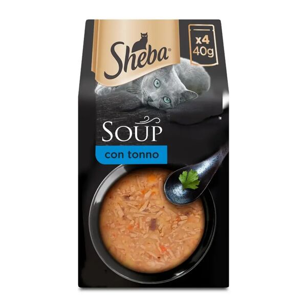 sheba soup cat busta multipack 4x40g tonno