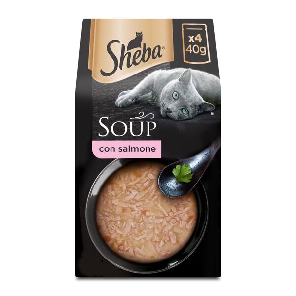 sheba soup cat busta multipack 4x40g salmone