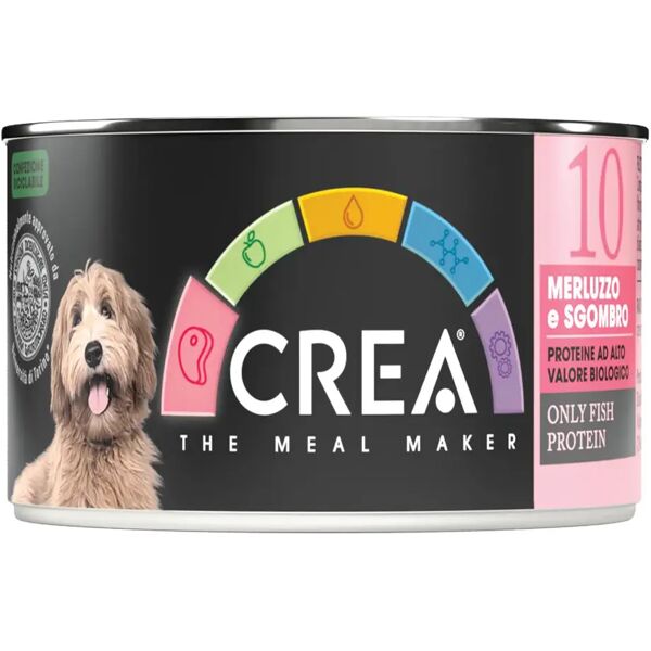 crea dog lattina merluzzo e sgombro 150g