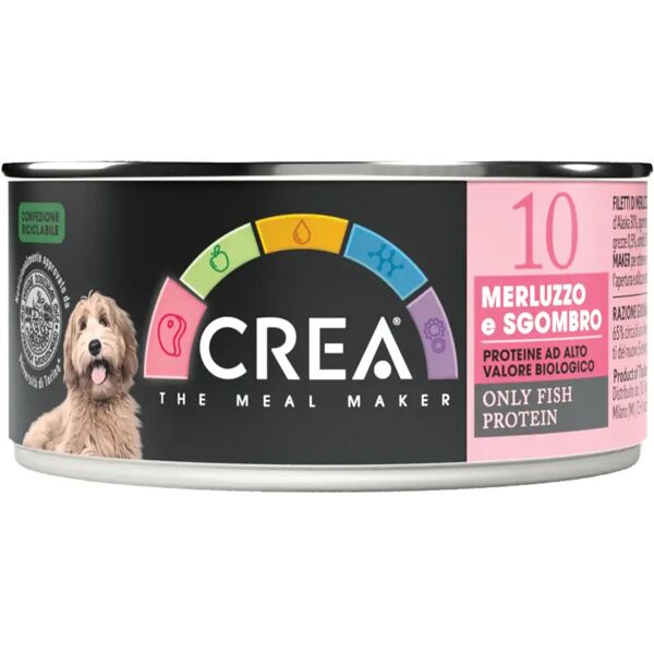 crea dog lattina merluzzo e sgombro 90g