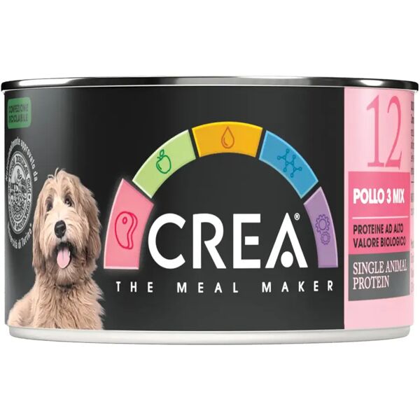 crea dog lattina pollo 3 mix 150g