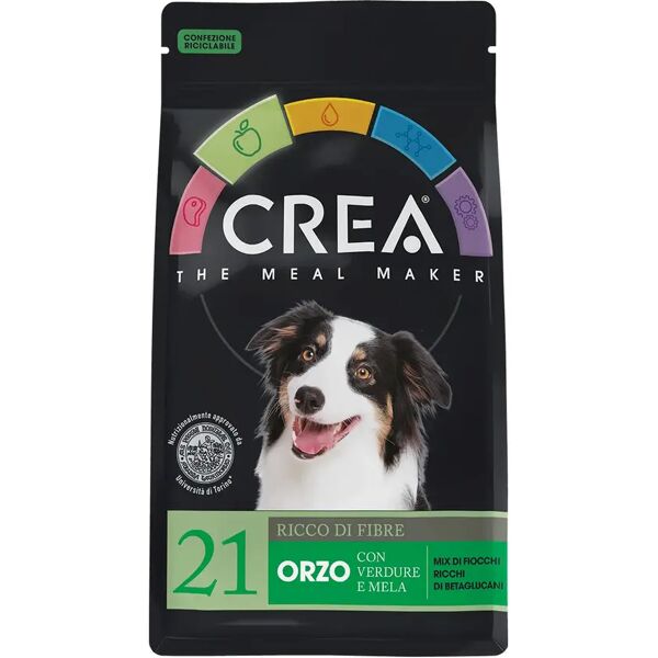 crea dog mix orzo con verdure e mela 600g