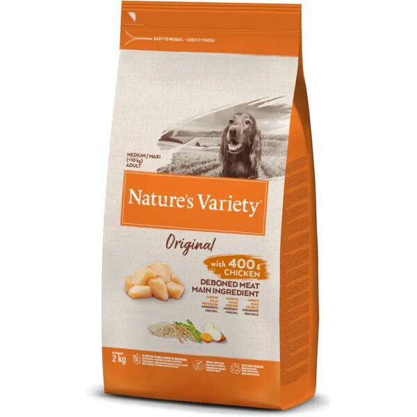 natures variety nature's variety original dog medium maxi pollo 2kg