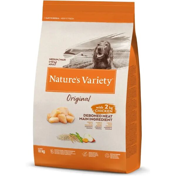 natures variety nature's variety original dog medium maxi pollo 10kg