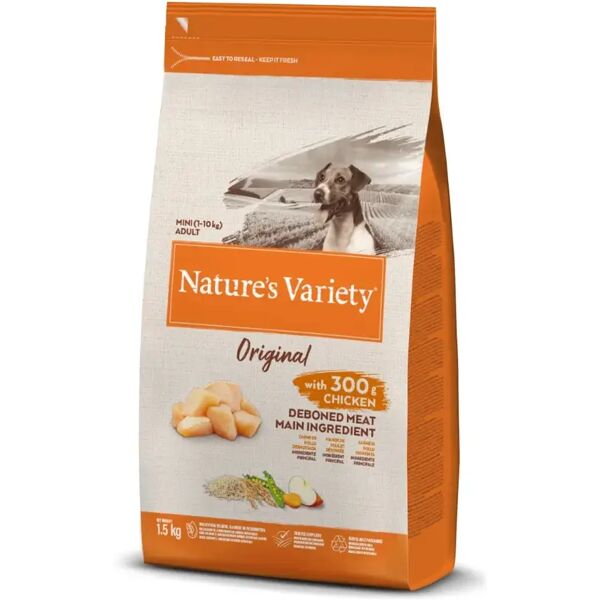 natures variety nature's variety original dog mini pollo 1.5kg