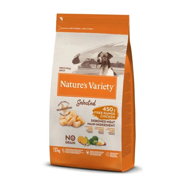 natures variety nature's variety selected dog mini pollo 1.5kg