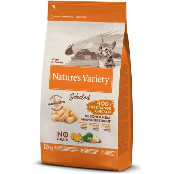 natures variety nature's variety selected kitten pollo 1.25kg