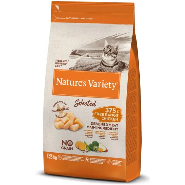 natures variety nature's variety selected cat sterilized pollo 1.25kg