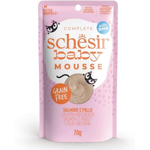 schesir baby kitten busta multipack 12x70g salmone