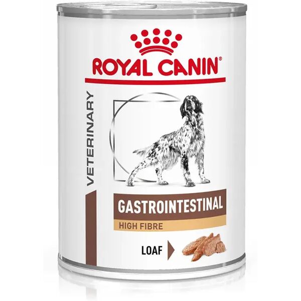 royal canin v-diet gastrointestinal higt fiber alimento dietetico completo per cani adulti 410g