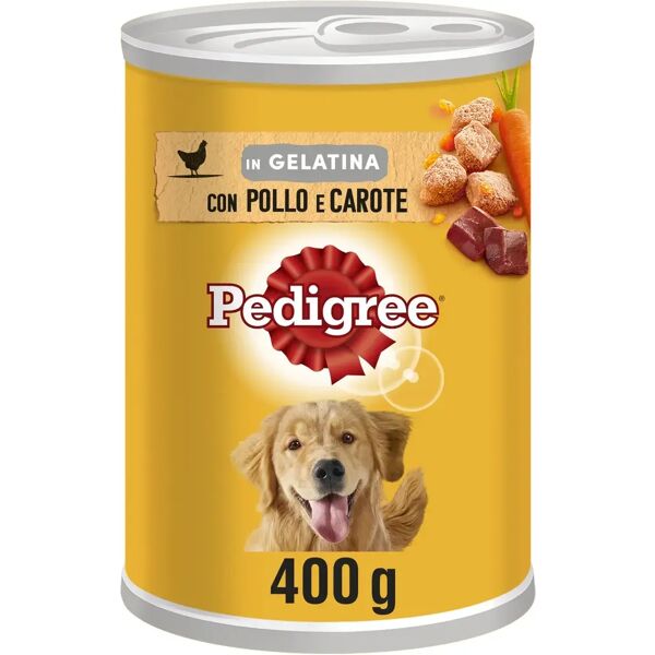 pedigree dog lattina 400g pollo e carote