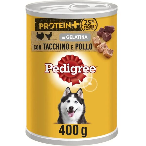 pedigree protein+ dog lattina 400g pollo e tacchino