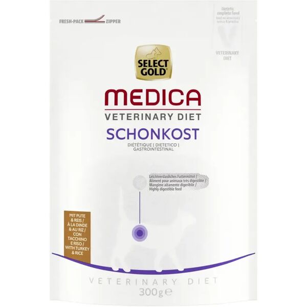 select gold medica cat veterinary diet gastrointestinal tacchino 300g