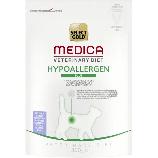 select gold medica cat veterinary diet hypoallergenic pesce 300g