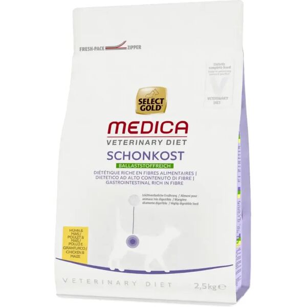 select gold medica cat gastro high fibre pollo 2.5kg