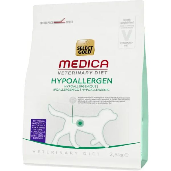 select gold medica dog hypoallergenic cavallo 2.5kg