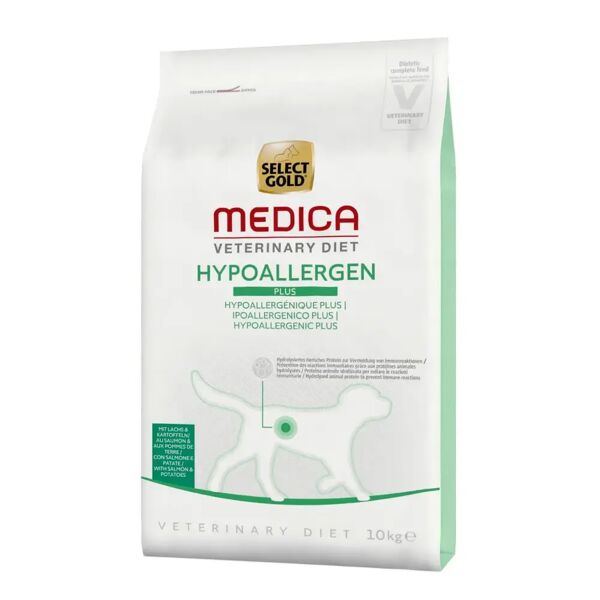 select gold medica dog hypoallergenic plus salmone 10kg