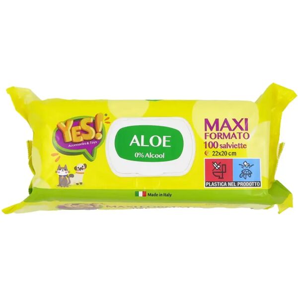 yes ! dog salviette umide maxi aloe