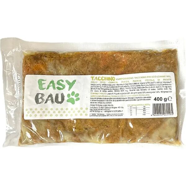 easy bau dog pappa busta 400g tacchino