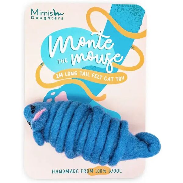 mimis daughters mimi's daughters gioco  gatto monte the mouse azzurro