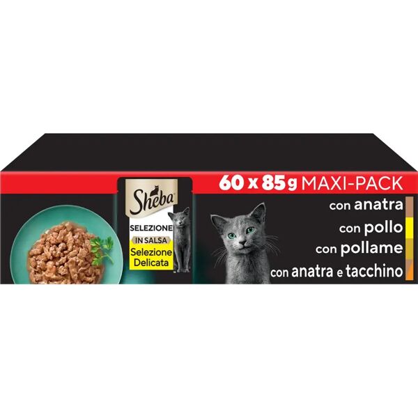 sheba mini filets selezione cat busta multipack 60x85g mix carne