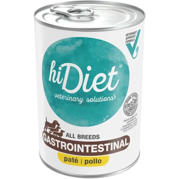 hi diet dog gastrointestinal paté con pollo 400g