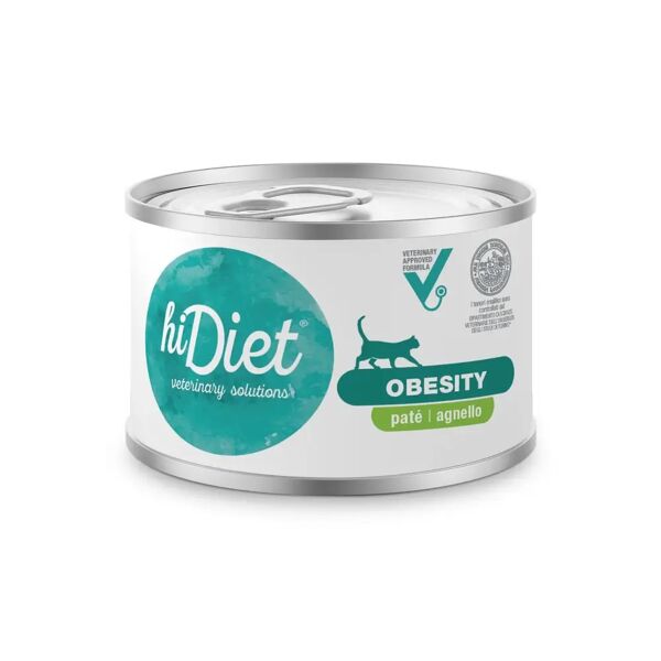 hi diet cat obesity paté con agnello 200g